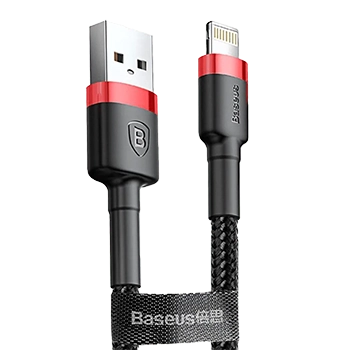 کابل تبدیل USB به لایتنینگ باسئوس مدل CALKLF-A19 طول 50 سانتی متر